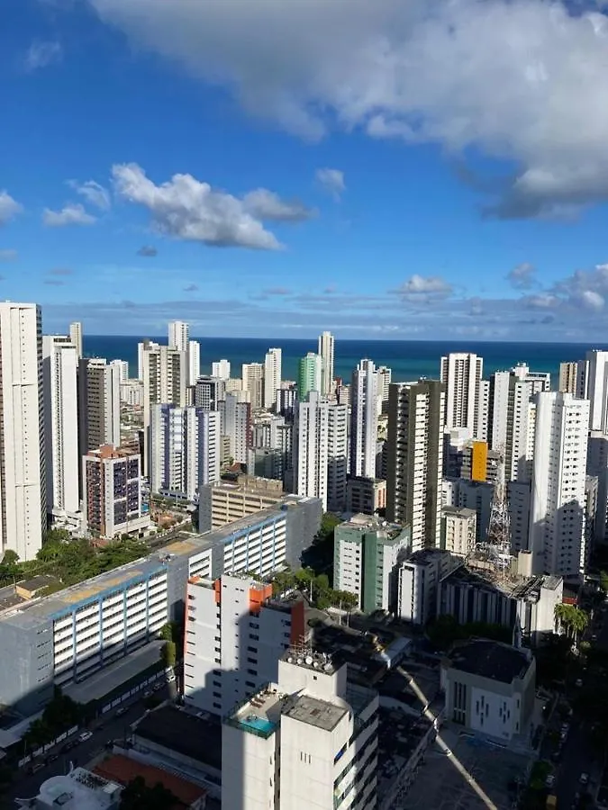 Beach Class Recife Boa Viagem Flat Andar Alto شقة