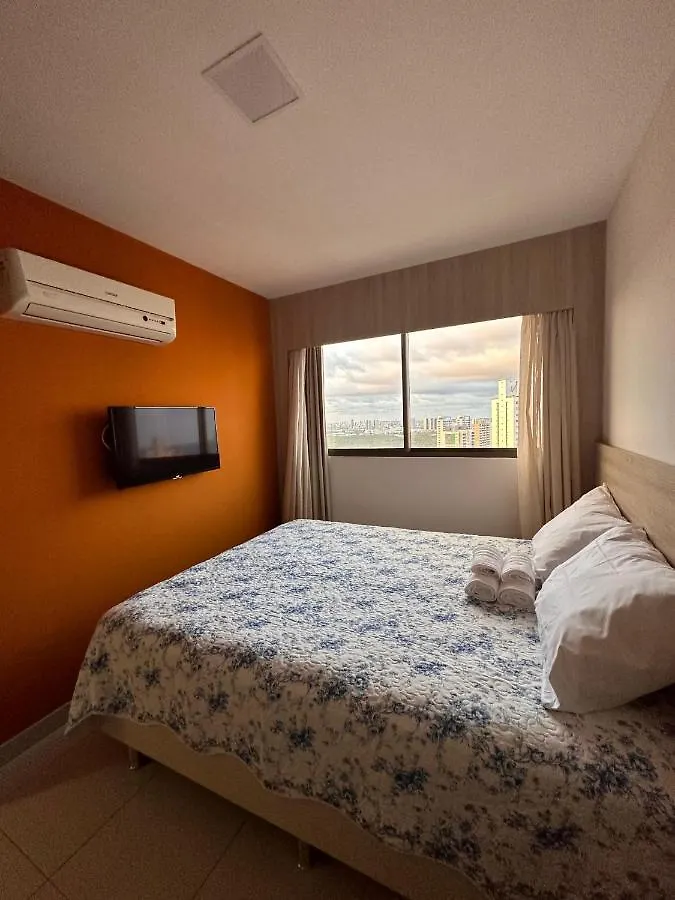 Beach Class Recife Boa Viagem Flat Andar Alto البرازيل